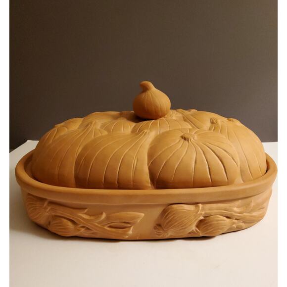 Terracotta Clay Baking Dish by Boston Warehouse Trading Corp. - Picture 3 of 6